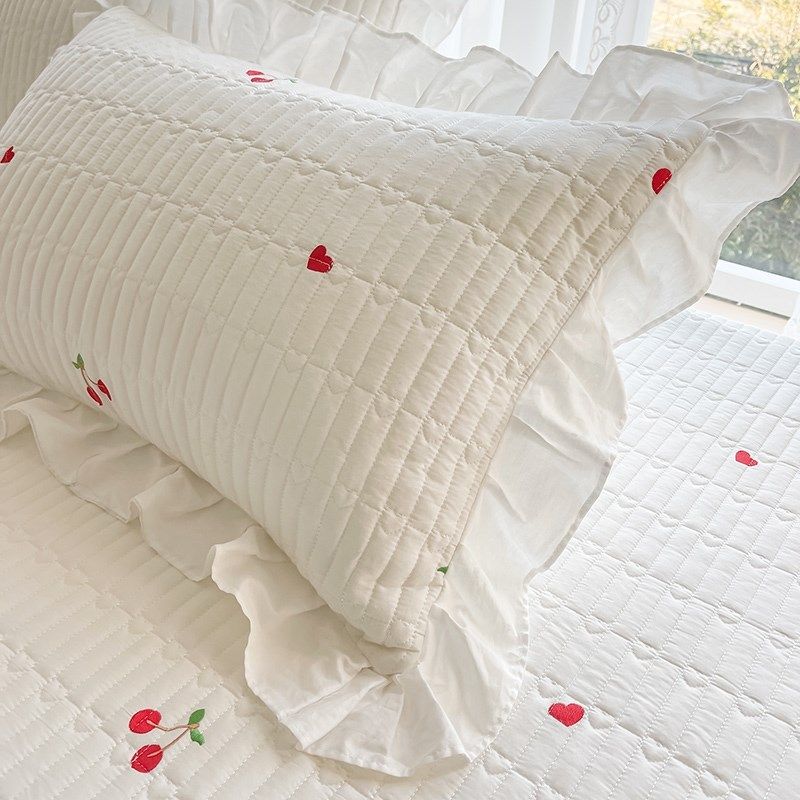 花边款纯棉夹棉床笠单件全棉加厚防滑全包床垫套床单套罩三四件套,床上用品,床笠,淘宝优惠券,粉丝福利购,淘宝优惠卷