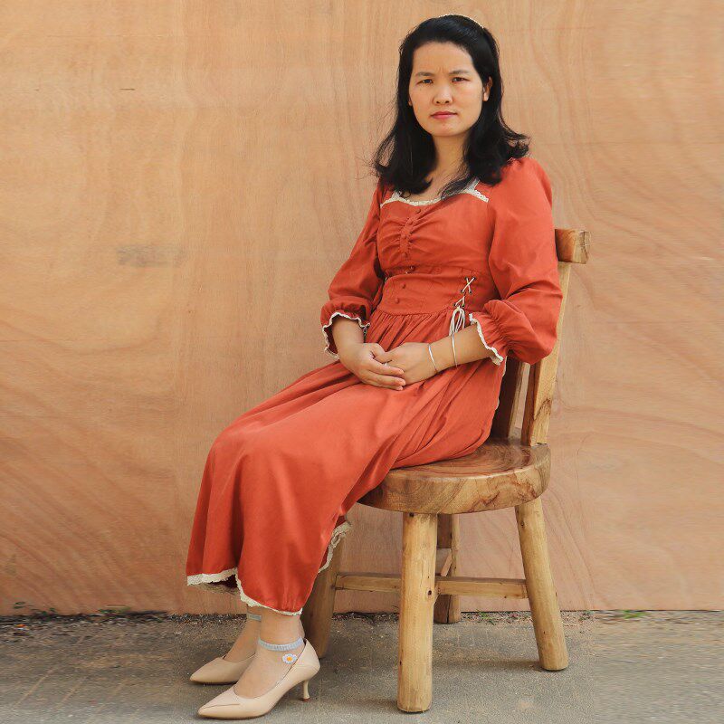 香樟木靠背椅实木椅子餐椅茶室小茶椅凳子民宿复古风单人休闲阳台