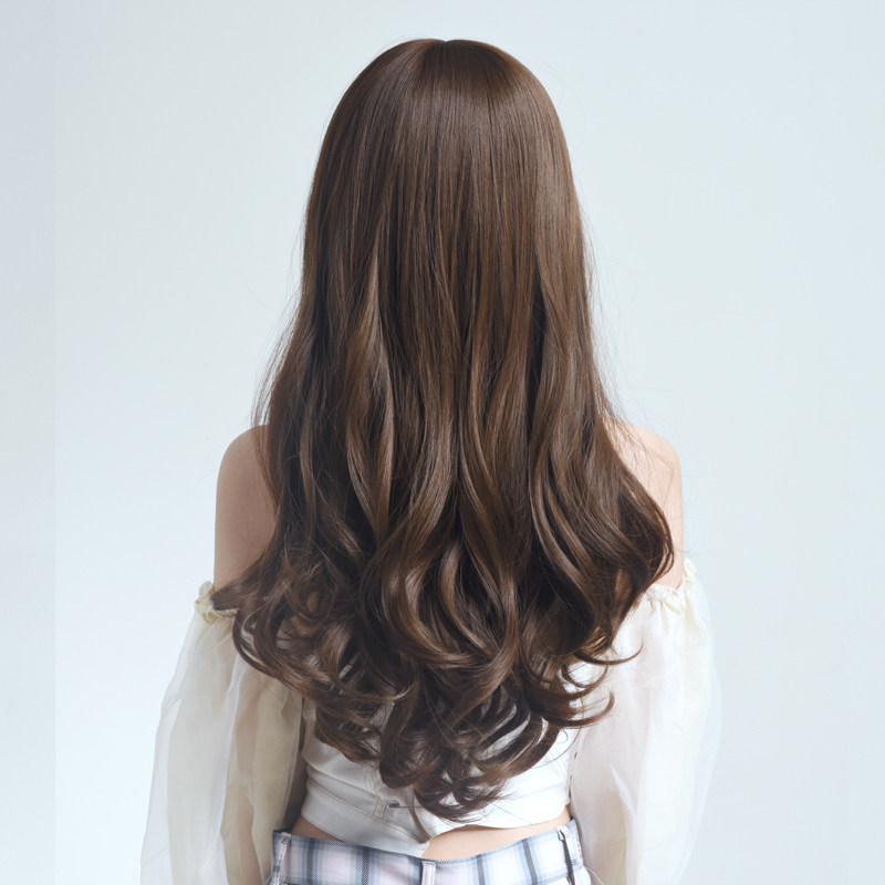 lolita假发女长发网红可爱自然蓬松中长发大波浪长卷发全头套微卷