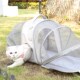 外出便携猫包大容量透气猫背包狗狗包双侧拓展外出宠物背包双肩包