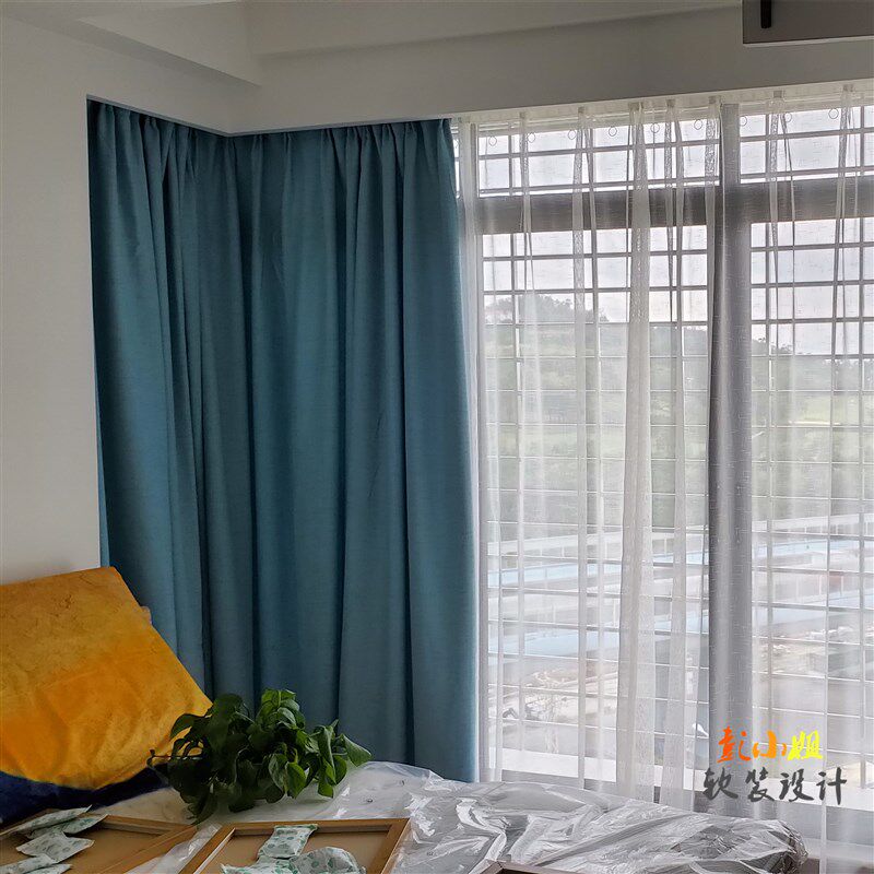 厦门窗帘定制上门测量安装办公卷百叶客厅卧室儿童房简约遮光窗帘