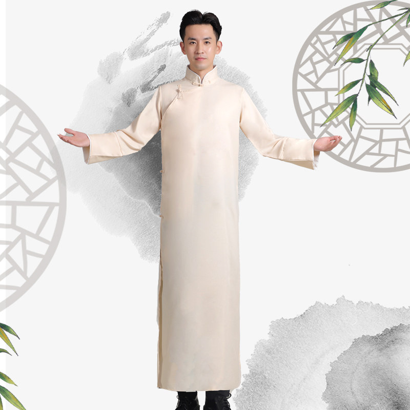 相声服大褂马褂长袍民国风学生装唐装男夏季中国风合唱队演出服男,男装,其他民族服装,淘宝优惠券,粉丝福利购,淘宝优惠卷