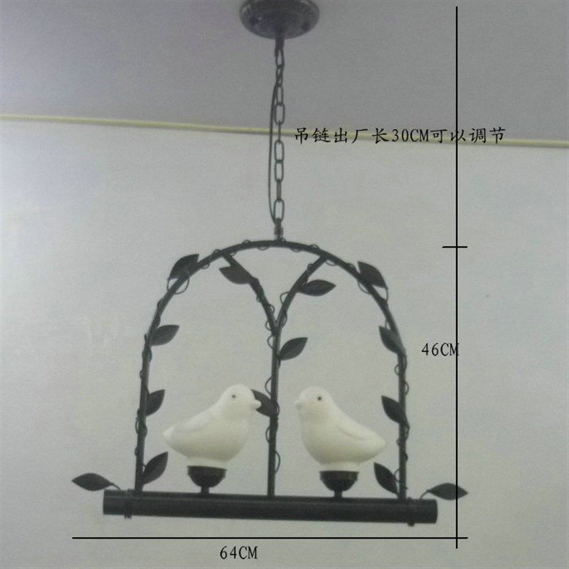 阳台小吊灯走廊过道进门玄关灯个性灯餐厅单头小鸟吊灯美式乡村,家装灯饰光源,客厅吊灯,淘宝优惠券,粉丝福利购,淘宝优惠卷