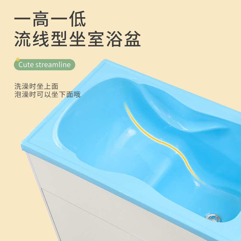 母婴店婴儿洗澡盆新生儿洗婴池儿童浴缸宝宝游泳馆实木柜专用设备