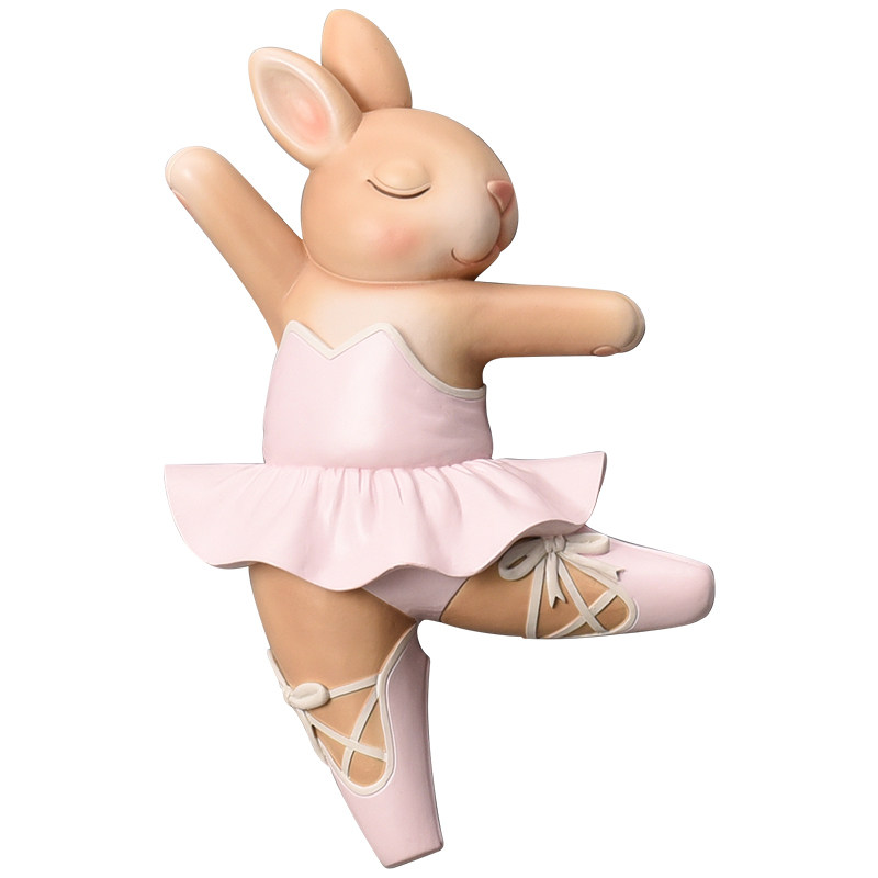 芭蕾兔跳芭蕾舞壁挂卧室房间床头网红墙电视背景墙面女孩装饰挂件,家居饰品,壁饰,淘宝优惠券,粉丝福利购,淘宝优惠卷