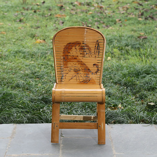 四川小竹椅子靠背椅儿童成人用都没问题质量可靠扎实纯手工竹家具