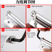 家用隐形门合页自动关门回位回弹免开槽弹簧简易缓冲合页闭门器