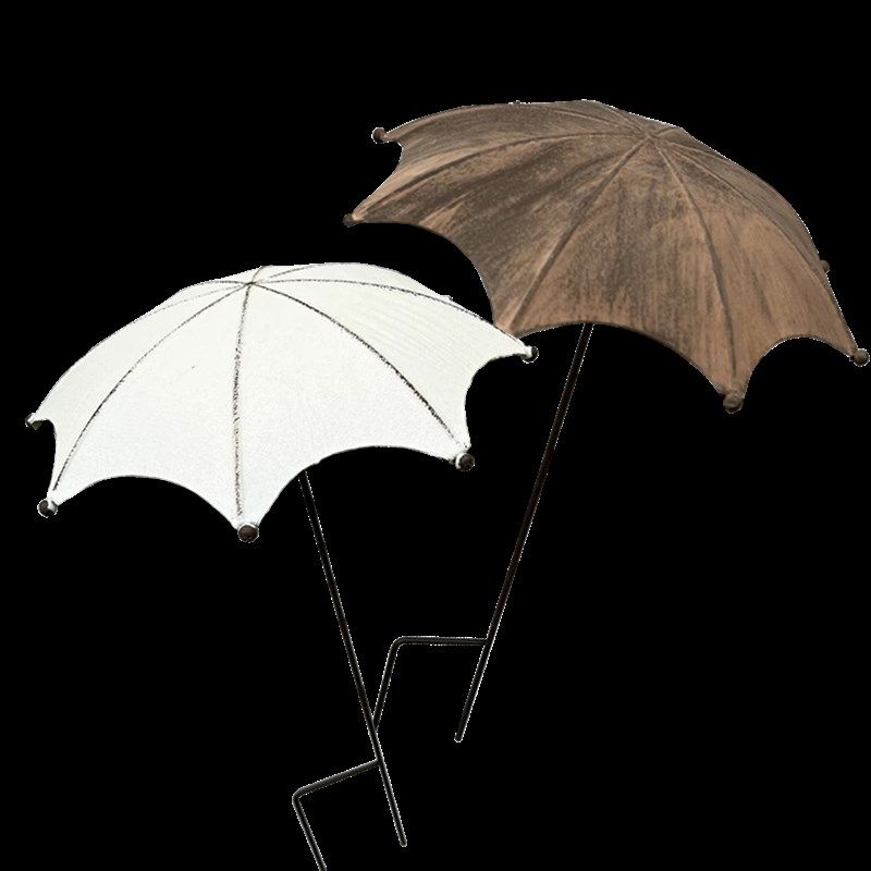 复古做旧铁艺小雨伞花插花园阳台花盆装饰品摆件园艺杂货花仙堂,家居饰品,户外/庭院摆件,淘宝优惠券,粉丝福利购,淘宝优惠卷