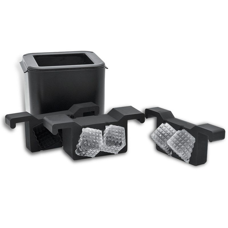 高透明无气泡冰球模具方形冰格制冰机酒吧威士忌硅胶大冰块模具