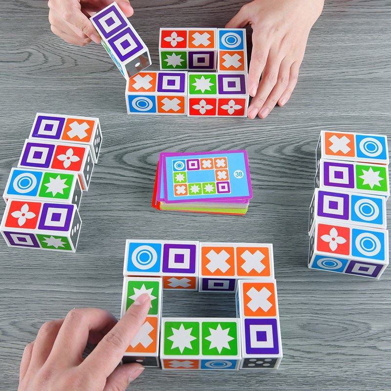 儿童立体空间3D匹配拼图益智训练玩具亲子思维训练互动桌游游戏,玩具/童车/益智/积木/模型,儿童桌面游戏类,淘宝优惠券,粉丝福利购,淘宝优惠卷