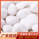 广东白色雨花石鱼缸造景石头庭院花盆铺地石子装 饰精抛天然鹅卵石
