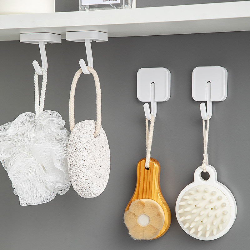 家用吸顶挂钩吊钩强力粘胶免打孔厨房橱柜下粘钩浴室旋转收纳架,家庭/个人清洁工具,粘钩,淘宝优惠券,粉丝福利购,淘宝优惠卷