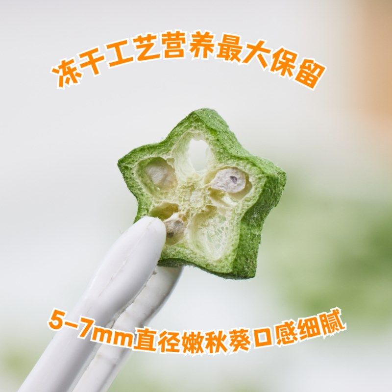 蔬菜冻干狗狗零食秋葵片宠物泰迪博美小型犬幼犬猫咪拌饭狗粮伴侣,宠物/宠物食品及用品,狗冻干零食,淘宝优惠券,粉丝福利购,淘宝优惠卷