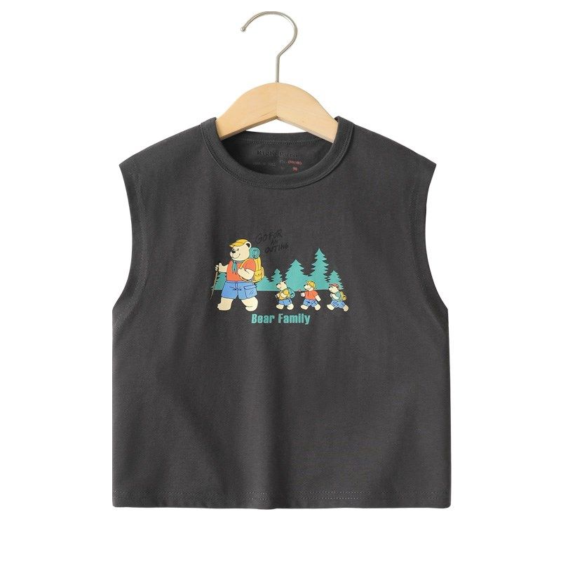 右欧童装儿童背心夏季薄款男童女童宝宝小童时髦无袖T恤纯棉潮,童装/婴儿装/亲子装,背心吊带,淘宝优惠券,粉丝福利购,淘宝优惠卷