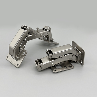 全盖36侧板阻尼铰链大角度外盖双侧板缓冲铰链柜门厚门板无力铰链