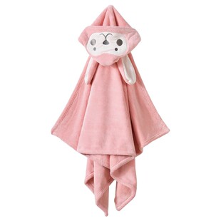 新生儿宝宝婴儿浴巾冬天加厚洗澡斗篷带帽儿童专用大童吸水浴袍