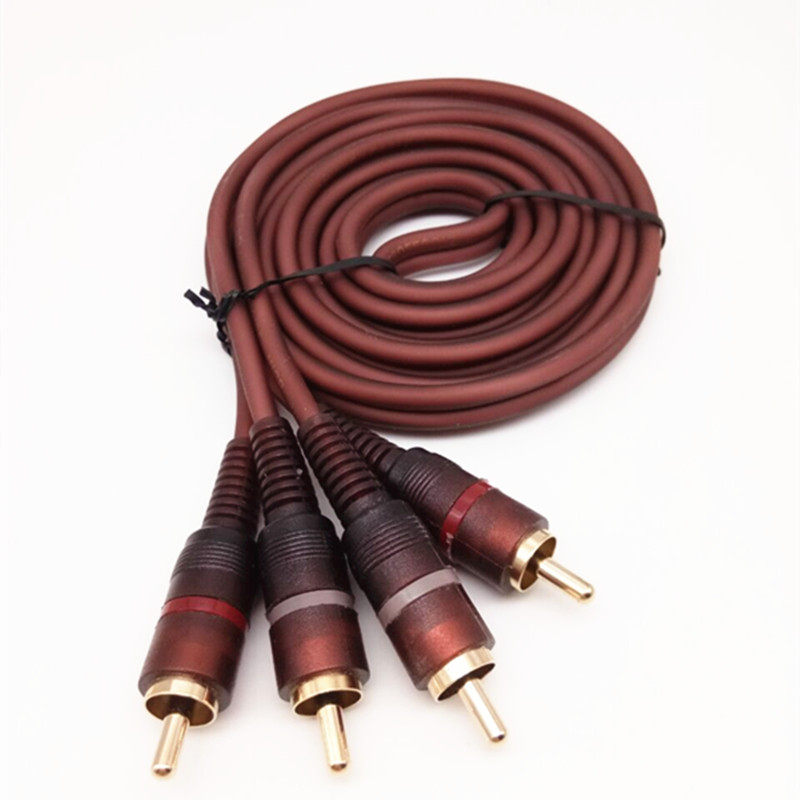 防冻铜芯 双莲花头2RCA二对二信号线 DVD连接电视 功放4头 音频线,影音电器,线材,淘宝优惠券,粉丝福利购,淘宝优惠卷