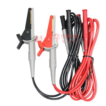 低电阻微欧姆表笔  电池四线制测试万用表笔 四线制测试夹探针