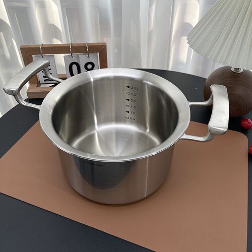 加厚 一体五层夹铜汤锅18-10不锈钢一体汤煲家用燃气电磁炉通用20