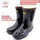 安全牌高压绝缘靴6kv 25kv电工绝缘雨靴中筒橡胶绝缘雨靴 35kv