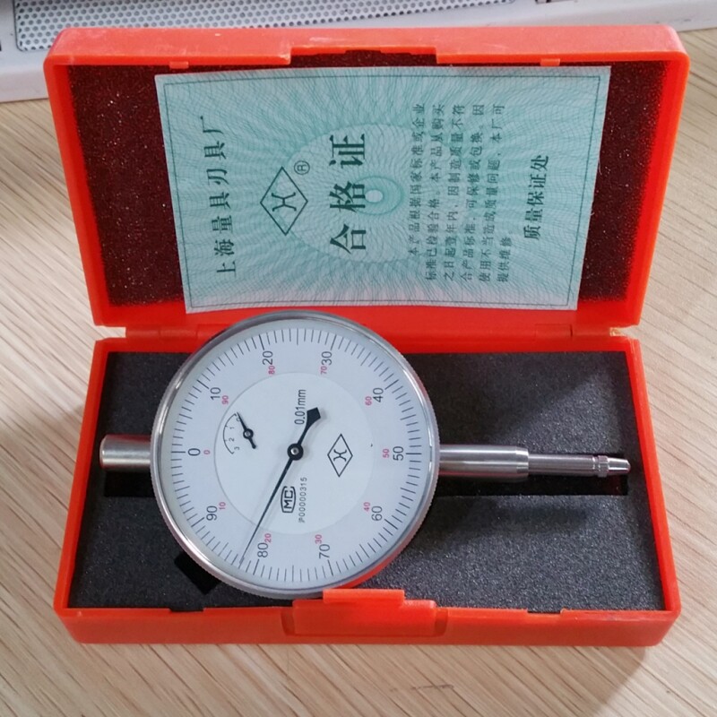 上海量具百分表0-3-5-10mm防震型指示表 防震百分表 高精度百分表