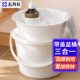 五月花加厚塑料耐用提水桶泡脚洗澡桶 带提手洗衣桶脸盆水桶3件套