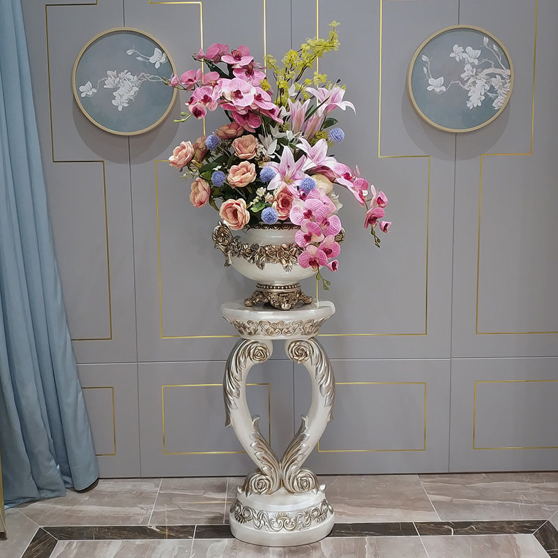 欧式落地大花瓶仿真花艺套装插花客厅装饰摆件家居饰品工艺品摆设