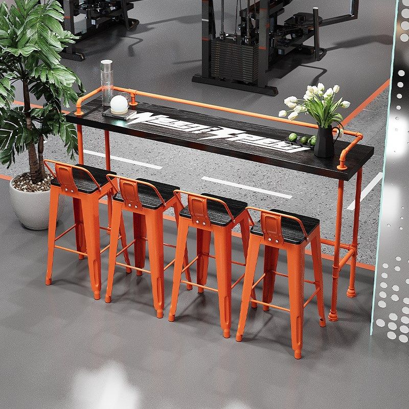 工业风吧台桌酒吧奶茶店桌椅组合家用靠墙创意高脚桌铁艺吧台长桌,商业/办公家具,酒吧台,淘宝优惠券,粉丝福利购,淘宝优惠卷
