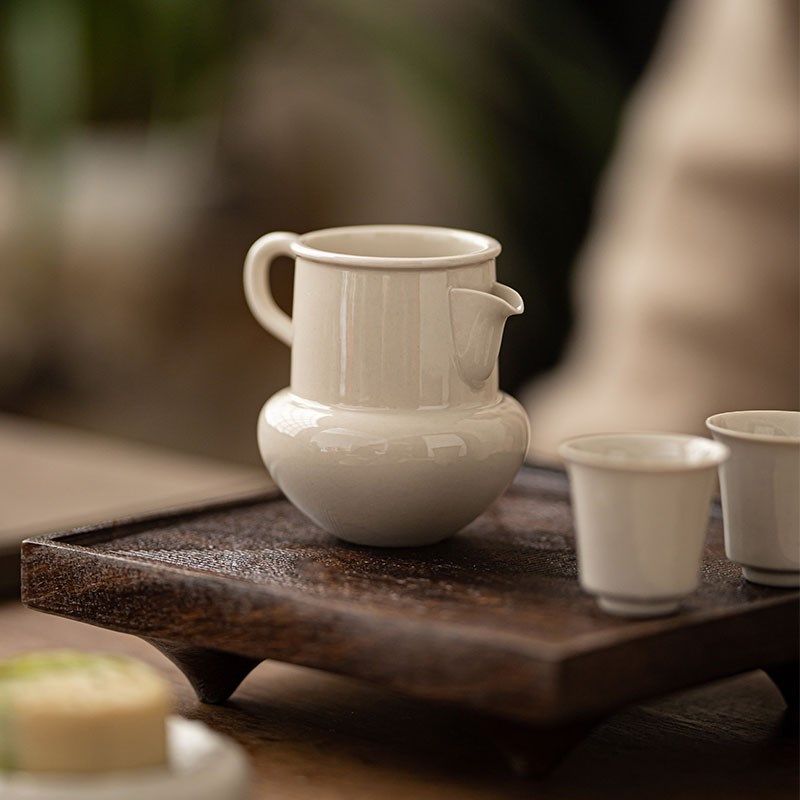 三点水草木灰公道杯中式家用功夫茶具大容量防烫茶海分茶器匀茶杯