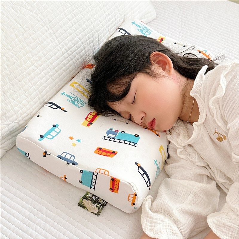 可拆洗儿童宝宝婴儿小学生2-12岁幼儿园午托乳胶枕芯纯棉枕头套,床上用品,乳胶枕,淘宝优惠券,粉丝福利购,淘宝优惠卷