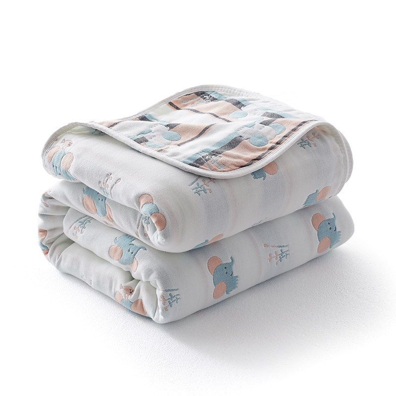 纯棉6层纱布盖毯婴儿盖被抱被全棉柔软宝宝浴巾毛巾被夏季薄被子,床上用品,休闲毯/毛毯/绒毯,淘宝优惠券,粉丝福利购,淘宝优惠卷