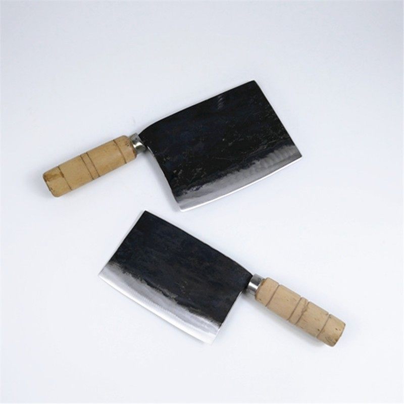 包邮砍骨刀斩骨刀纯手工锻打剁骨刀宰鱼杀鱼刀弹簧钢厨房菜刀