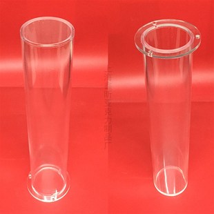 定做圆形有机玻璃制品亚克力圆管圆形盒子透明圆形罩子圆筒圆桶