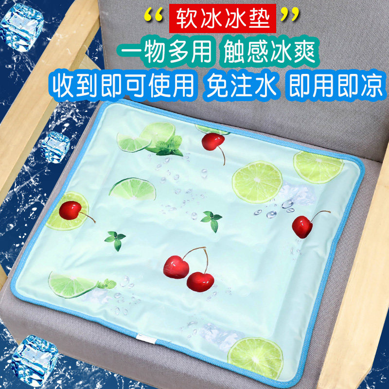 夏天冰垫坐垫透气凉垫汽车水袋降温椅垫散热免注水凝胶学生冰凉枕,居家日用,冰垫,淘宝优惠券,粉丝福利购,淘宝优惠卷