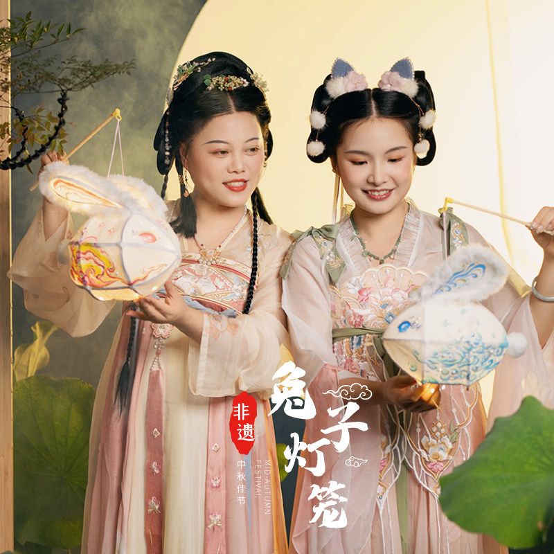 中秋节新款古风兔子灯笼儿童手提发光玉兔宫灯花灯装饰制作材料包,节庆用品/礼品,灯笼,淘宝优惠券,粉丝福利购,淘宝优惠卷