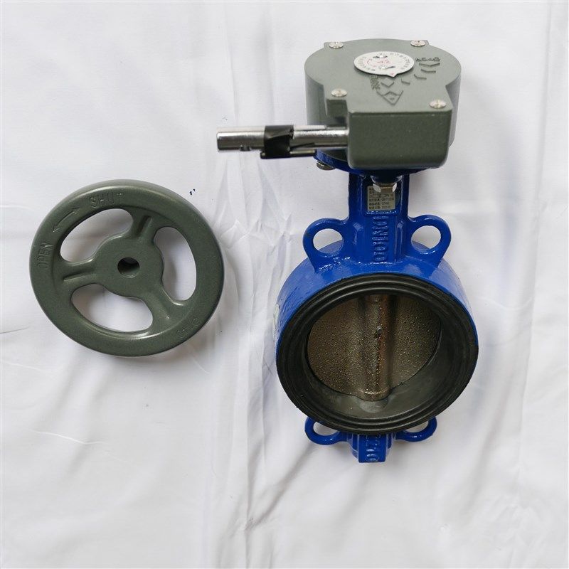 埃美柯827F涡轮传动蝶阀D371X铸铁对夹式软密封冷热水开关阀门,五金/工具,蝶阀,淘宝优惠券,粉丝福利购,淘宝优惠卷