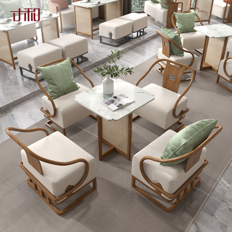 寸和 海棠接待洽谈桌椅酒店大堂办公室商务卡座沙发铁艺岩板餐桌,住宅家具,岩板餐桌,淘宝优惠券,粉丝福利购,淘宝优惠卷