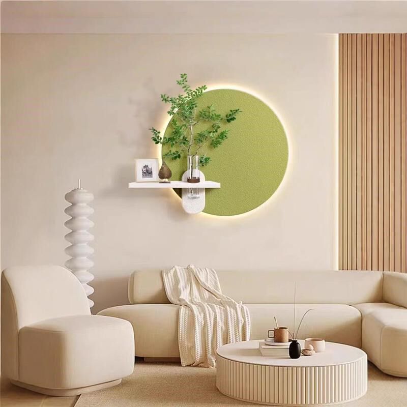 水培绿植立体砂岩画餐厅装饰画现代奶油风客厅背景墙挂画玄关壁画