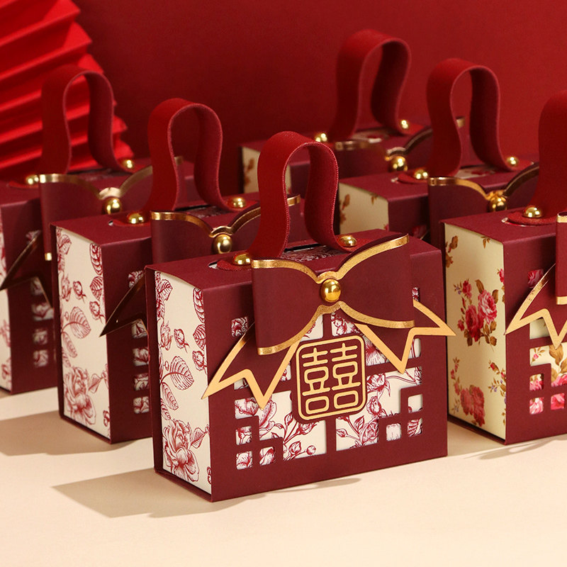 喜糖盒子婚礼手提伴手小礼盒结婚糖盒欧式高级感喜糖袋包装盒空盒,节庆用品/礼品,糖盒/糖盒配件,淘宝优惠券,粉丝福利购,淘宝优惠卷