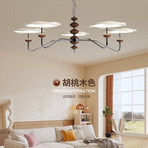星轨飞碟法式复古客厅吊灯新款大厅灯高端大气中古餐厅卧室飞碟灯