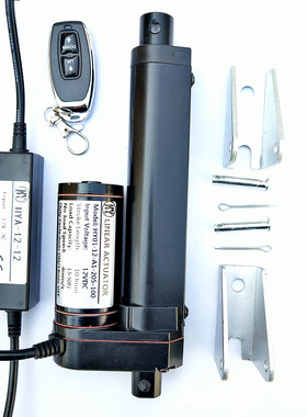 12V24V电动推杆大推力推杆升降器开窗器微型直流伸缩杆电动伸缩杆