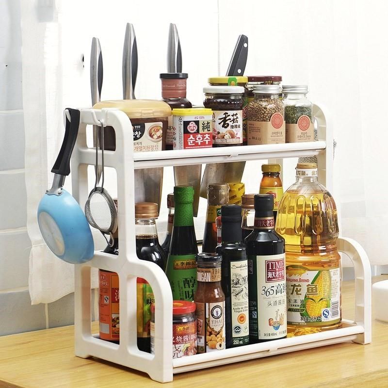 简单收纳架 厨房用品免打孔置物架家用放调料味作料瓶省空间落地,厨房/烹饪用具,厨房置物架/置物柜/角架,淘宝优惠券,粉丝福利购,淘宝优惠卷