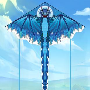 2023年新款风筝儿童微风易飞初学者专用高档潍坊海洋风筝卡通恐龙