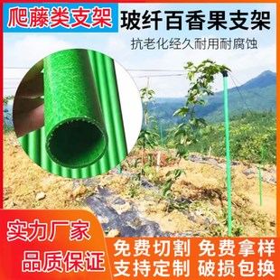 农用立柱玻璃钢纤维包毡管拱棚支架立柱百香果无花果瓜藤类支柱