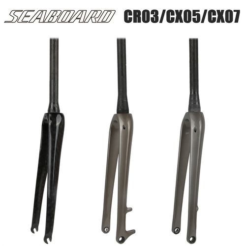 SEABOARO云岸GR02 CR03 CX07 05碟刹桶轴越野Gravel公路车碳前叉