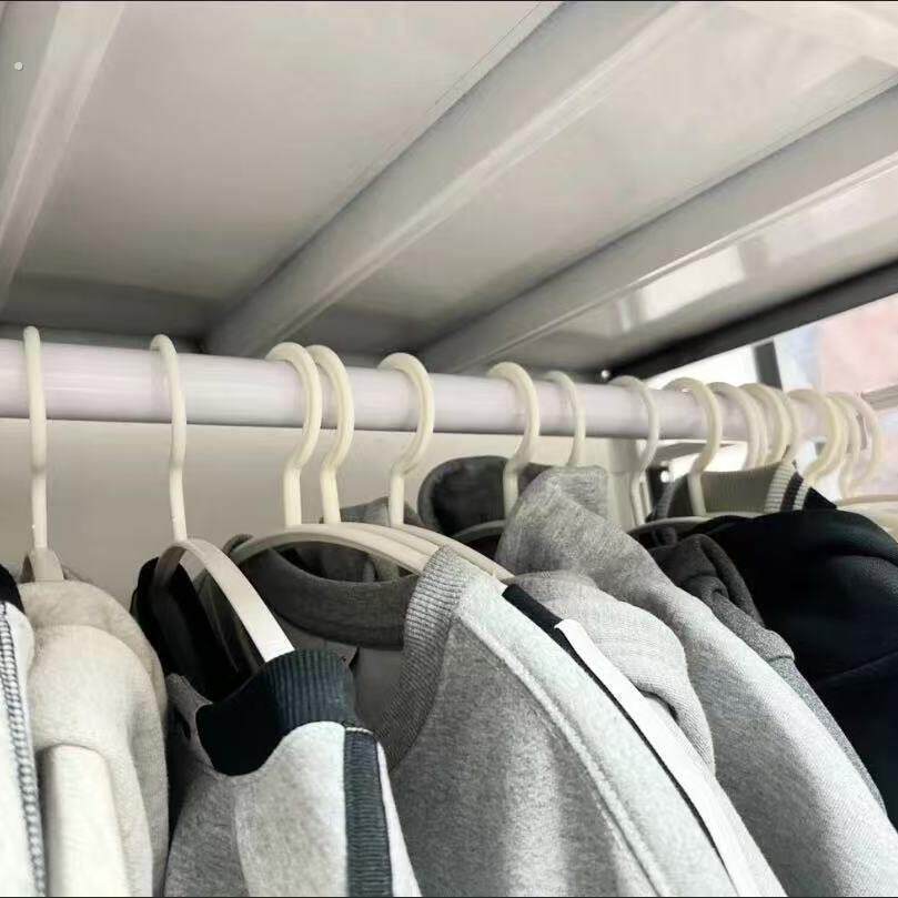 新款货架衣柜挂衣杆货架配件可伸缩挂衣杆干洗店服装店家用挂衣杆