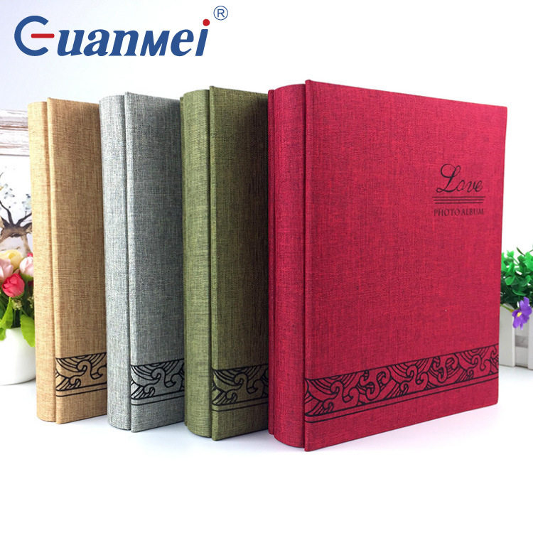 广美创意棉麻布4R6寸160张留言PP插页式相册家庭宝宝成长册七夕,节庆用品/礼品,相册/相簿,淘宝优惠券,粉丝福利购,淘宝优惠卷