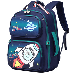 七星狐书包小学生轻便男童2021新款一二年级男孩超轻护脊减负背包