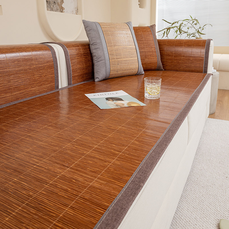 夏季可折叠双面藤席冰丝席沙发坐垫双面竹席凉感布艺沙发凉席垫子,居家布艺,沙发垫,淘宝优惠券,粉丝福利购,淘宝优惠卷