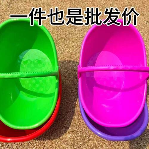 手提篮塑料篮子熟胶篮子加厚挎篮农用篮加厚果蔬采摘篮子撒肥化篮
